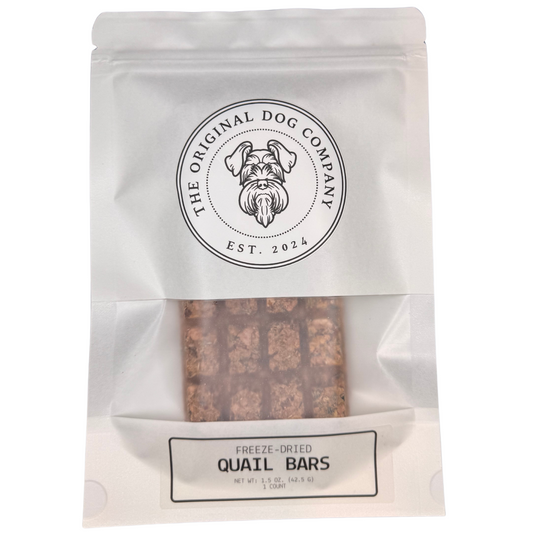 Majestic Pet Kingdom Freeze-Dried Quail Bar Dog Treats, 4 oz | Purrfect Pet Kingdom