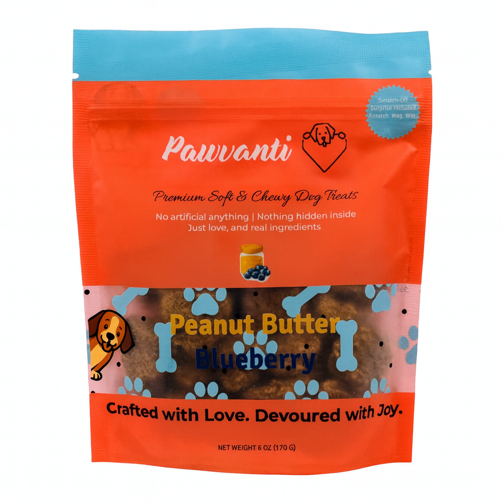 Peanut Butter Blueberry Soft and Dog Treats Pet Wellness Essential | Majestic Pet Kingdom™