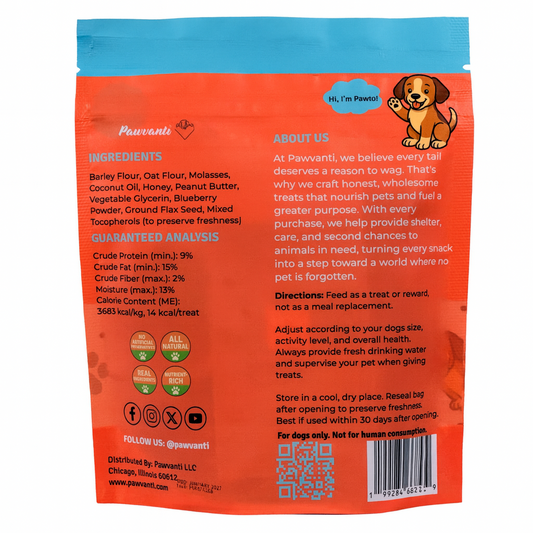 Peanut Butter Blueberry Soft and Dog Treats - Majestic Pet Kingdom