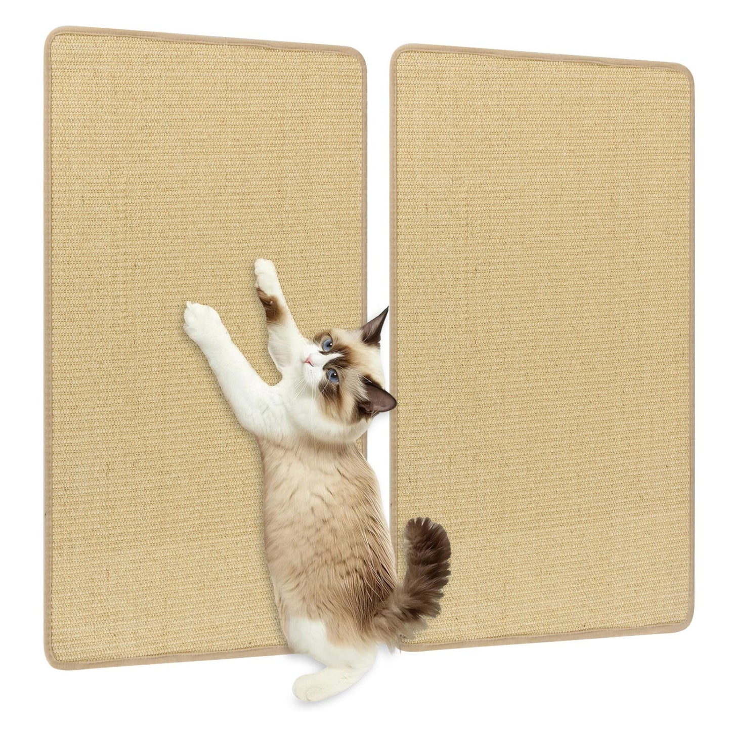 4 Pieces Cat Scratcher Mat Set 32 x 20 Inch Pads for Cats | Purrfect Pet Kingdom