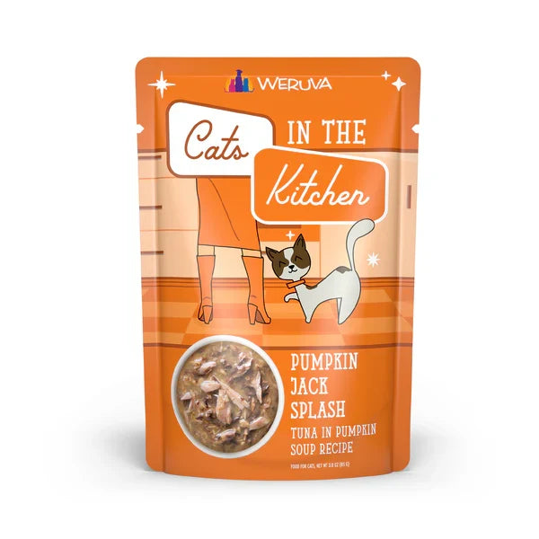Cats in the Kitchen Pumpkin Jack Splash Tuna in Pumpkin Soup (3oz) - Majestic Pet Kingdom