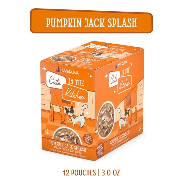 Cats in the Kitchen Pumpkin Jack Splash Tuna in Pumpkin Soup (3oz) - Majestic Pet Kingdom