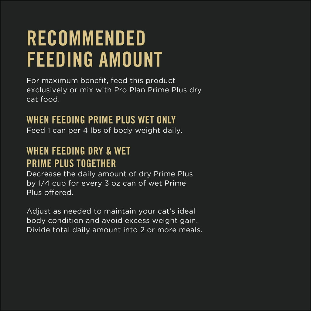 Pro Plan PRIME PLUS Senior Adult 7+ Chicken & Beef Entrée Classic Wet Cat Food (3oz) - Majestic Pet Kingdom