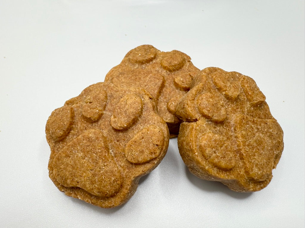 Dog Treats Tootsies and Treats Peanut Butter Paw Chews 6oz