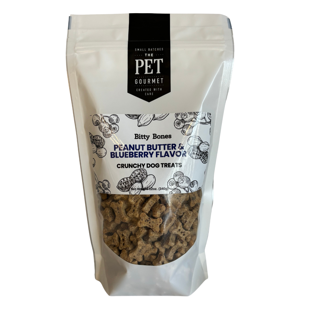 Peanut Butter & Blueberry Bitty Bones Pet Wellness Essential | Majestic Pet Kingdom™