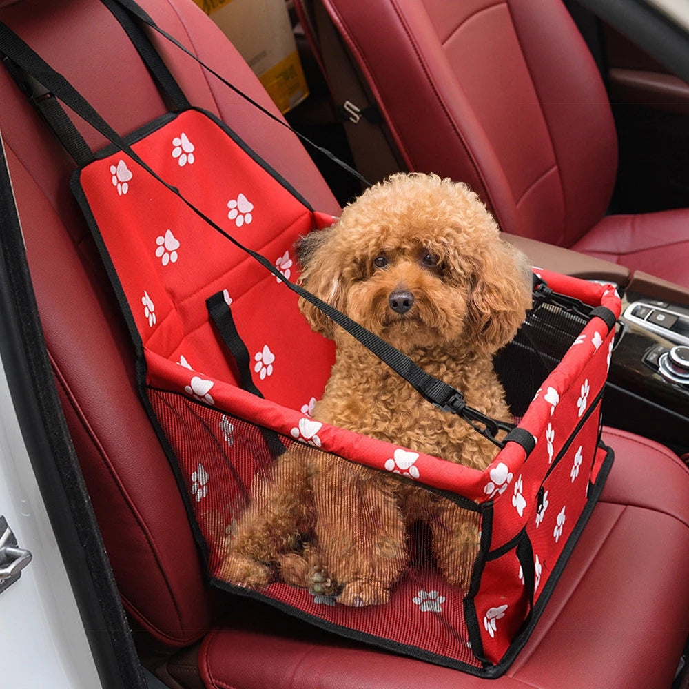 Dog Safety Mesh Travel Carrier Basket - Majestic Pet Kingdom
