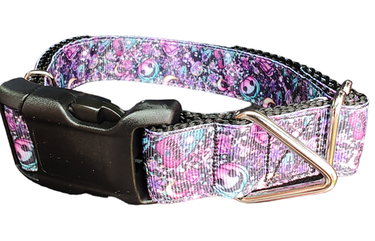 Halloween Purple Paranormal Nylon Dog Collar | Purrfect Pet Kingdom