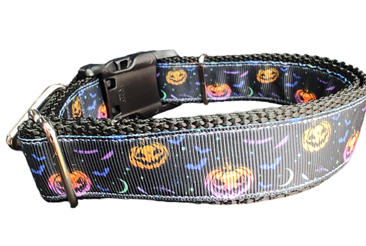 Halloween Fright Night Nylon Dog Collar | Purrfect Pet Kingdom