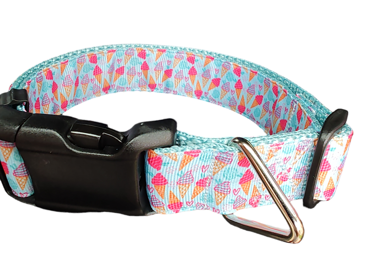 Ice Cream Cones Nylon Dog Collar