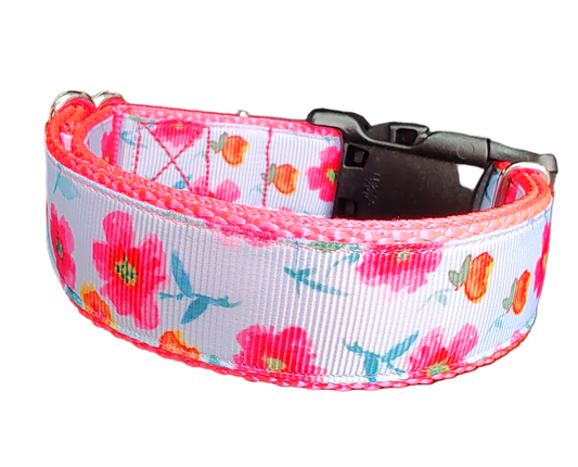 Bright Flowers Nylon Dog Collar | Purrfect Pet Kingdom