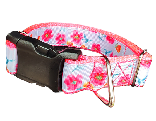 Bright Flowers Nylon Dog Collar | Purrfect Pet Kingdom