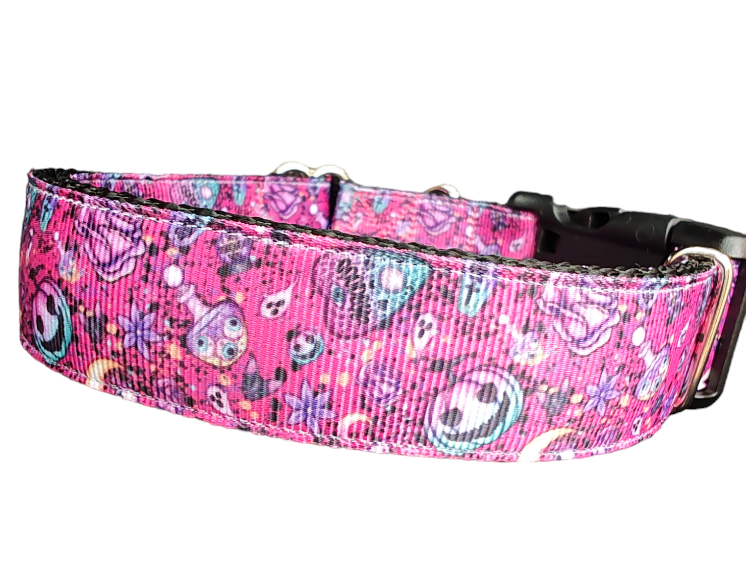 Halloween Pink Paranormal Nylon Dog Collar | Purrfect Pet Kingdom