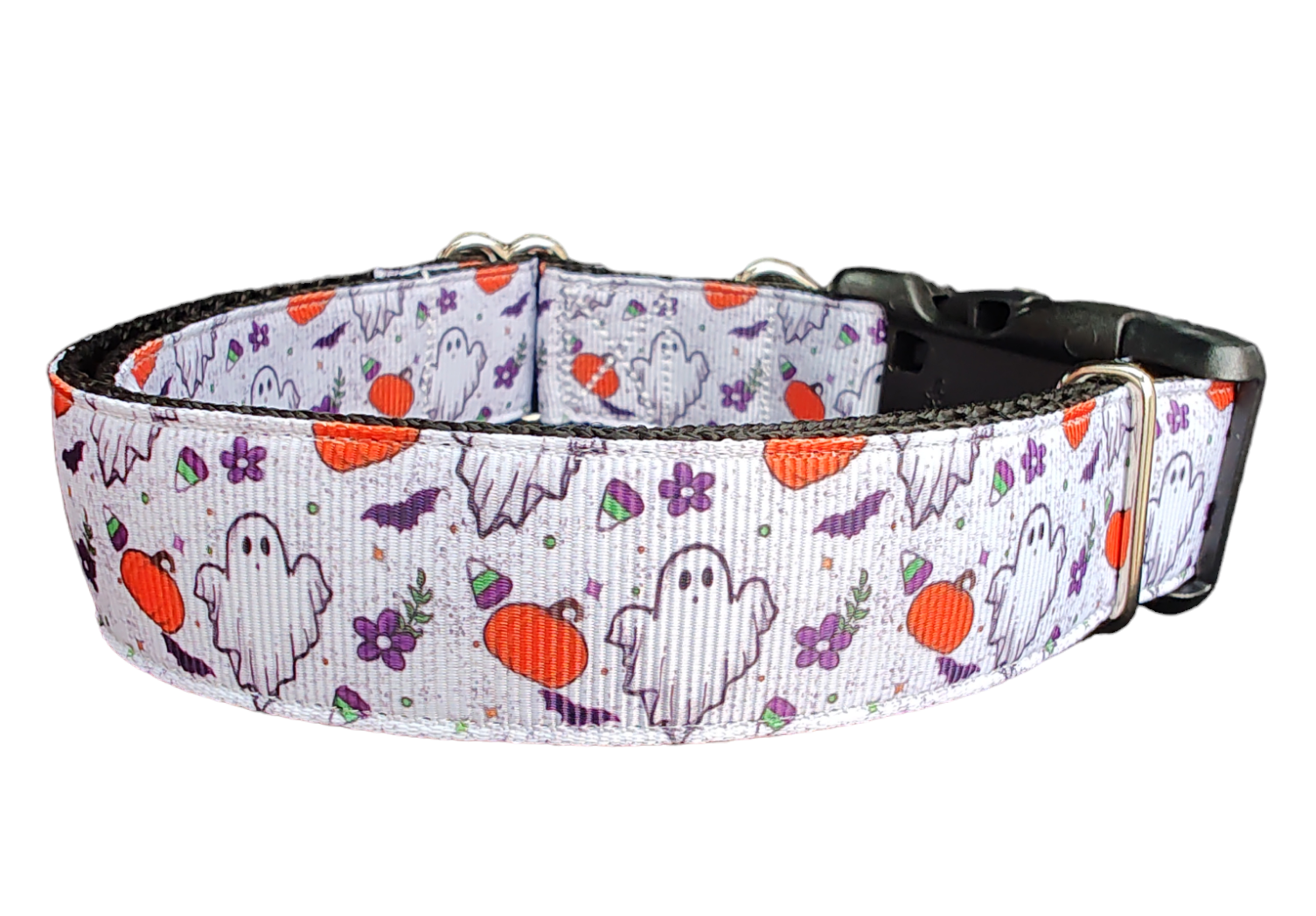Halloween Ghost Nylon Dog Collar | Purrfect Pet Kingdom