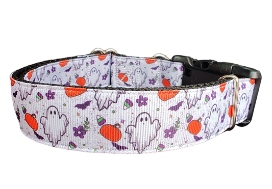 Halloween Ghost Nylon Dog Collar | Purrfect Pet Kingdom