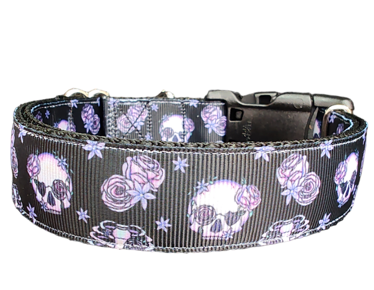 Halloween Skeleton Nylon Dog Collar | Purrfect Pet Kingdom