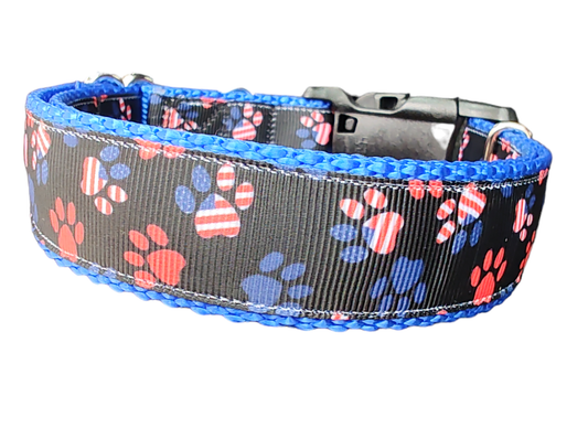 Patriotic Paws Nylon Dog Collar | Purrfect Pet Kingdom