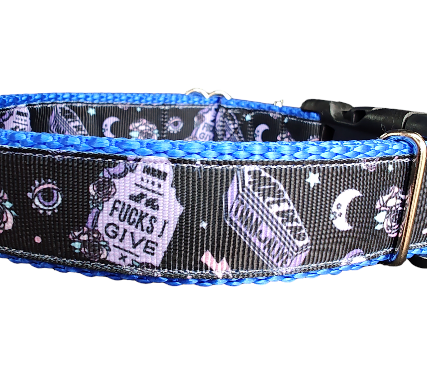 Halloween Snarky Graves Nylon Dog Collar | Purrfect Pet Kingdom