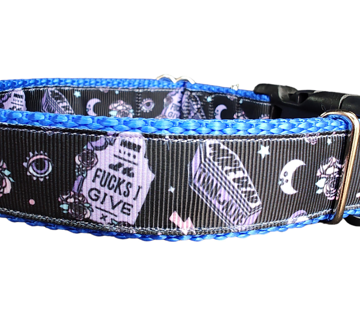 Halloween Snarky Graves Nylon Dog Collar | Purrfect Pet Kingdom
