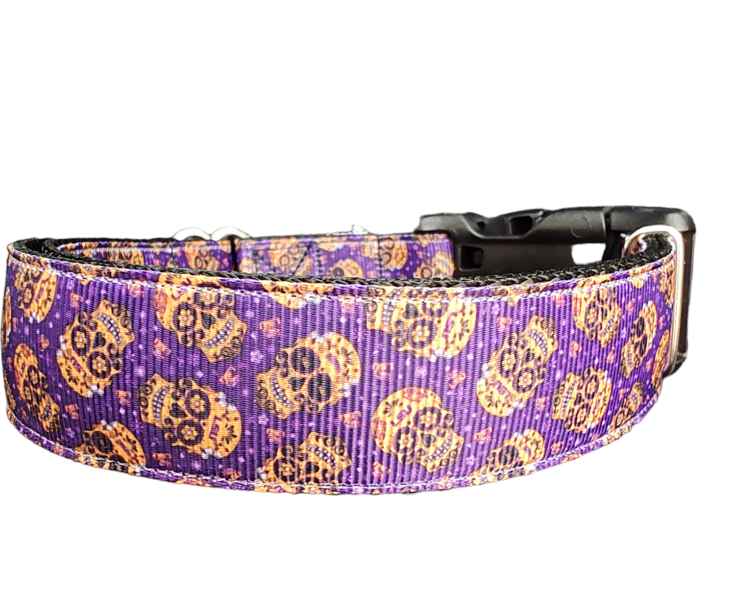 Day Of The Dead Skulls Nylon Dog Collar | Purrfect Pet Kingdom