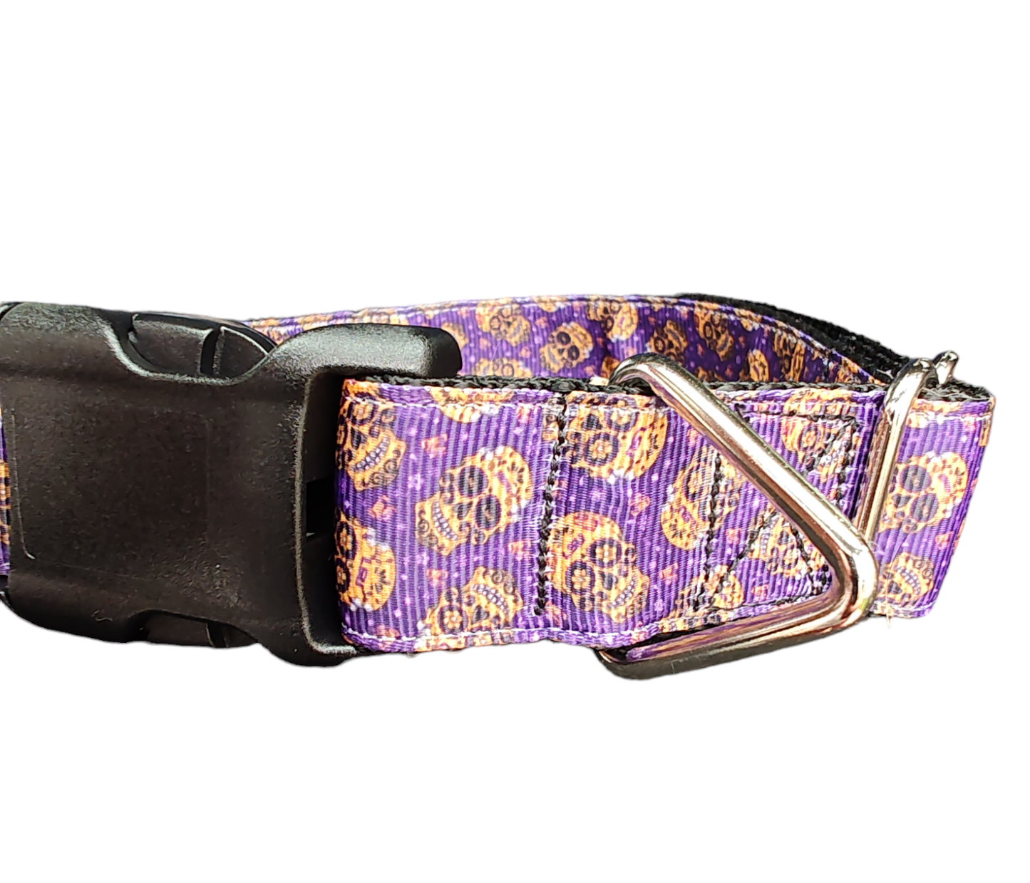 Day Of The Dead Skulls Nylon Dog Collar | Purrfect Pet Kingdom