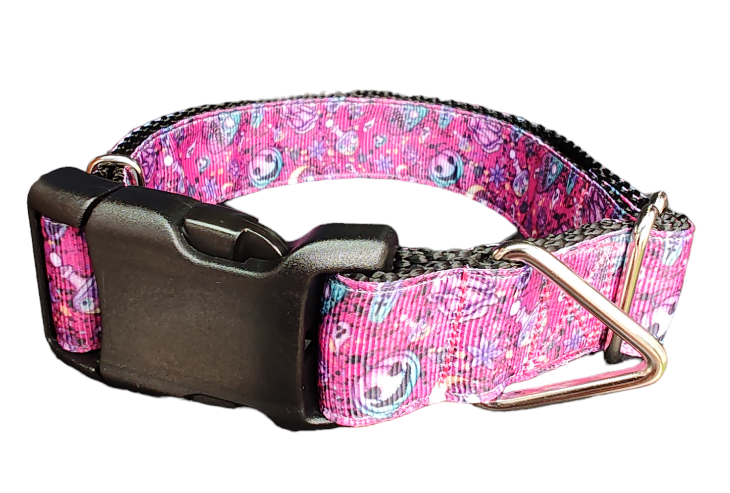 Halloween Pink Paranormal Nylon Dog Collar | Purrfect Pet Kingdom