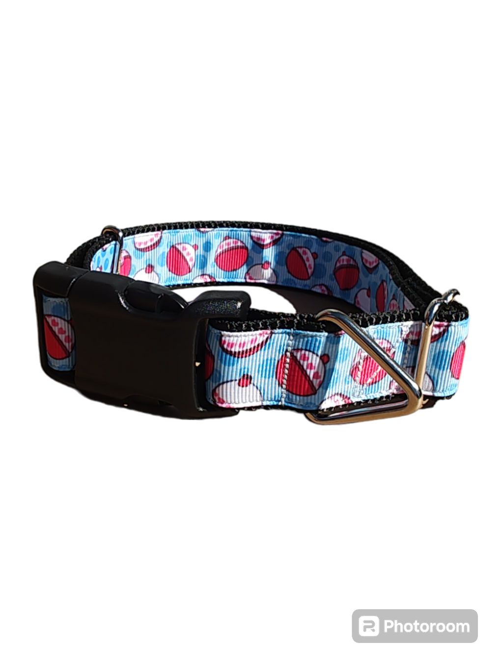 Fishing Bobbers Nylon Dog Collar