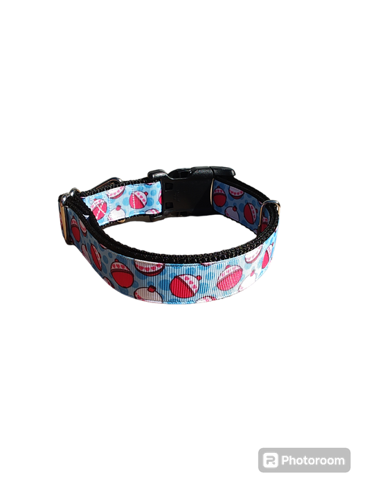 Fishing Bobbers Nylon Dog Collar | Purrfect Pet Kingdom