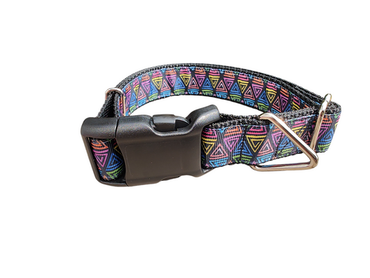 Triangle Doodles Nylon Dog Collar | Purrfect Pet Kingdom