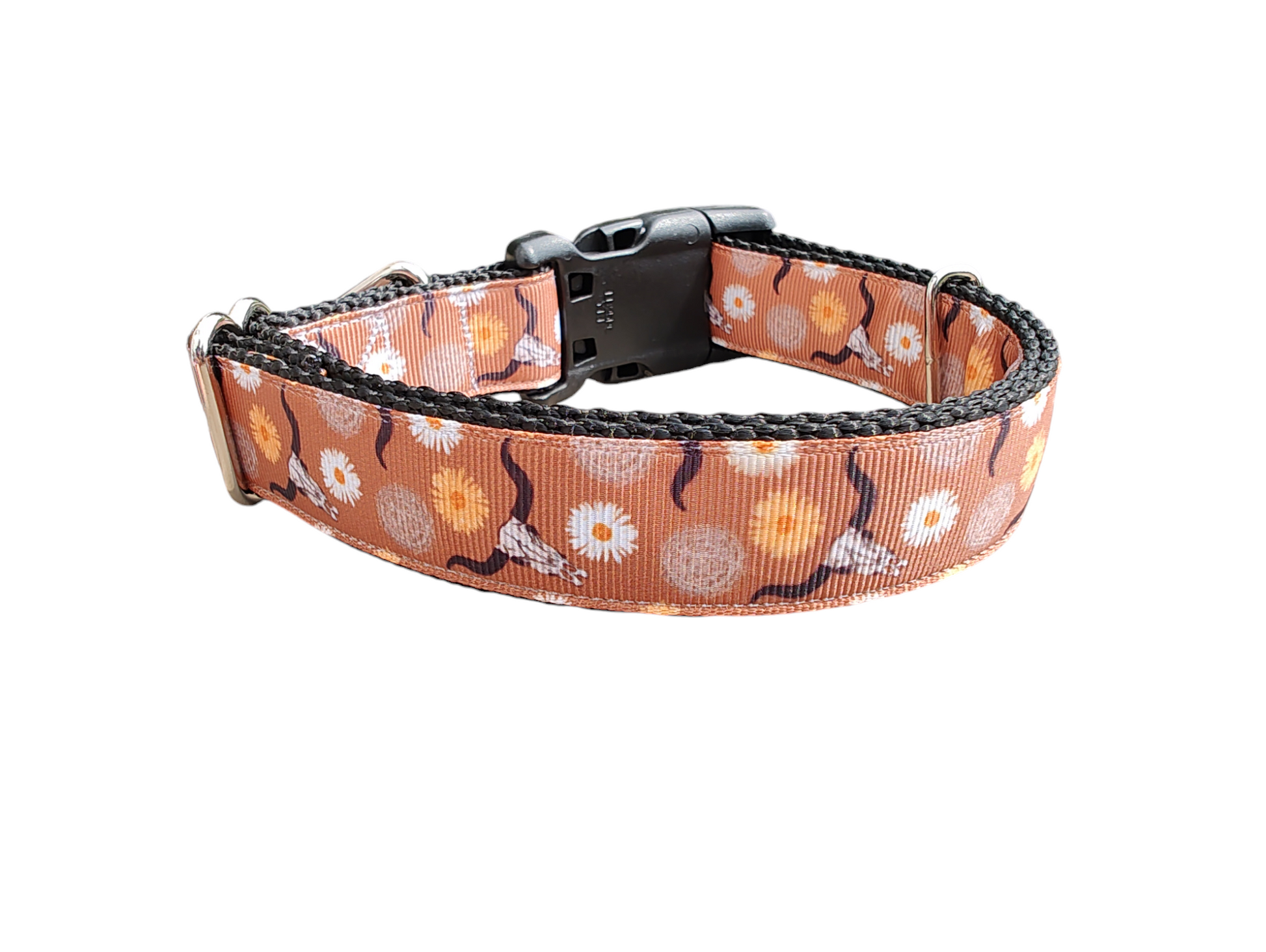 Skulls and Tumbleweeds Cowboy Nylon Dog Collar | Purrfect Pet Kingdom