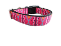 Pink Tribal Nylon Dog Collar