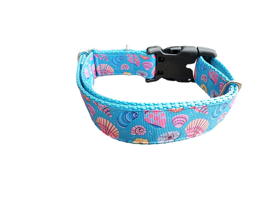 Seashells Nylon Dog Collar | Purrfect Pet Kingdom