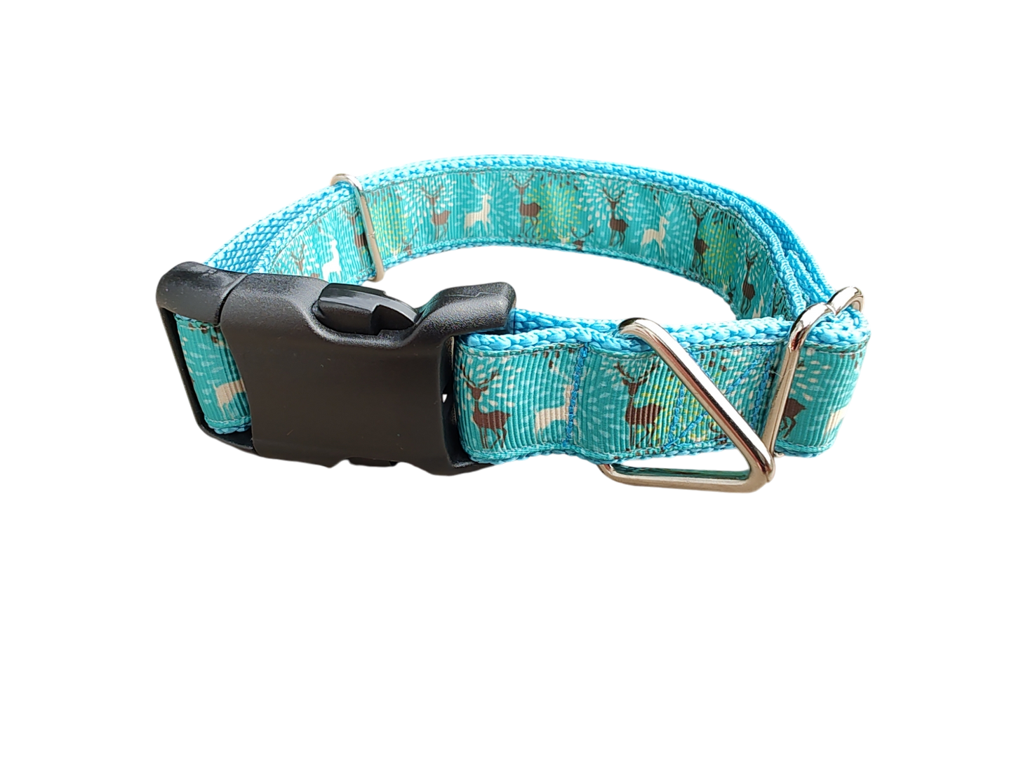 Blue Deer Nylon Dog Collar | Purrfect Pet Kingdom