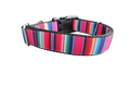 Pink Sarape Nylon Dog Collar