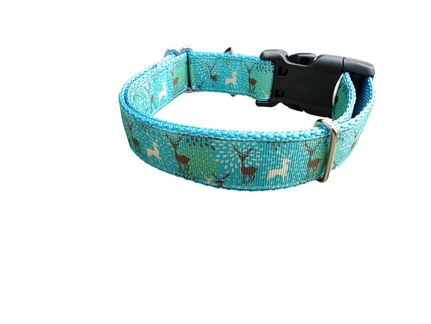 Blue Deer Nylon Dog Collar | Purrfect Pet Kingdom