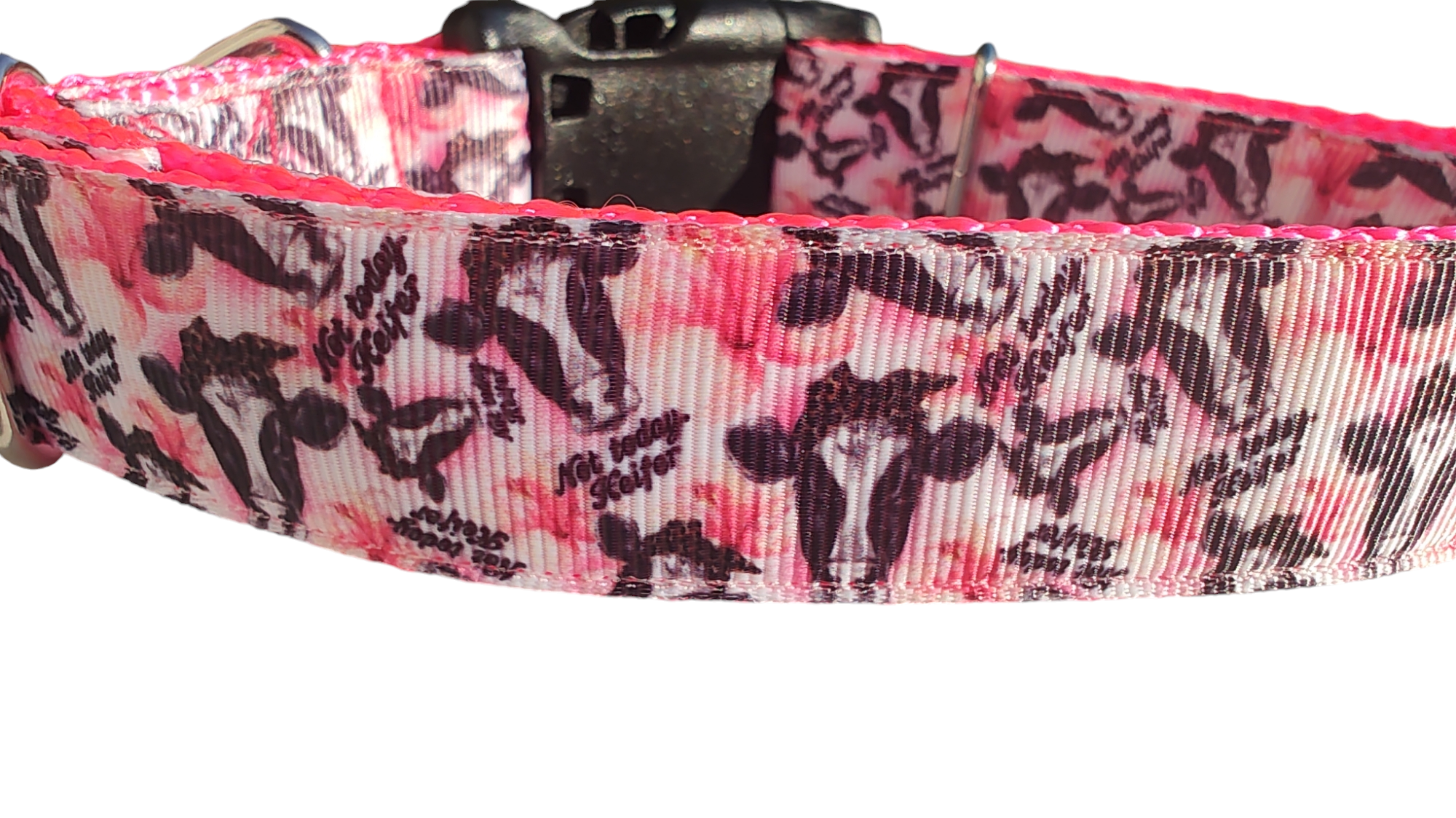 Not Today Heifer Nylon Dog Collar