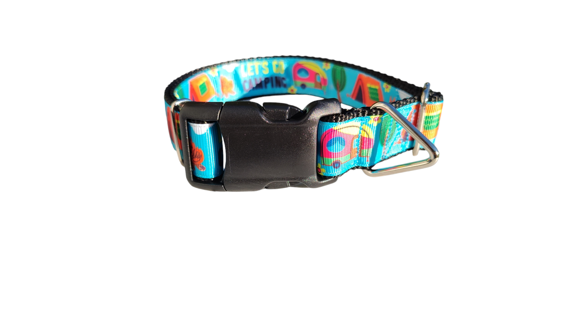 Let's Go Camping Nylon Dog Collar | Purrfect Pet Kingdom