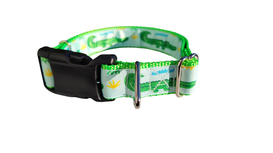 Green Gator Nylon Dog Collar | Purrfect Pet Kingdom