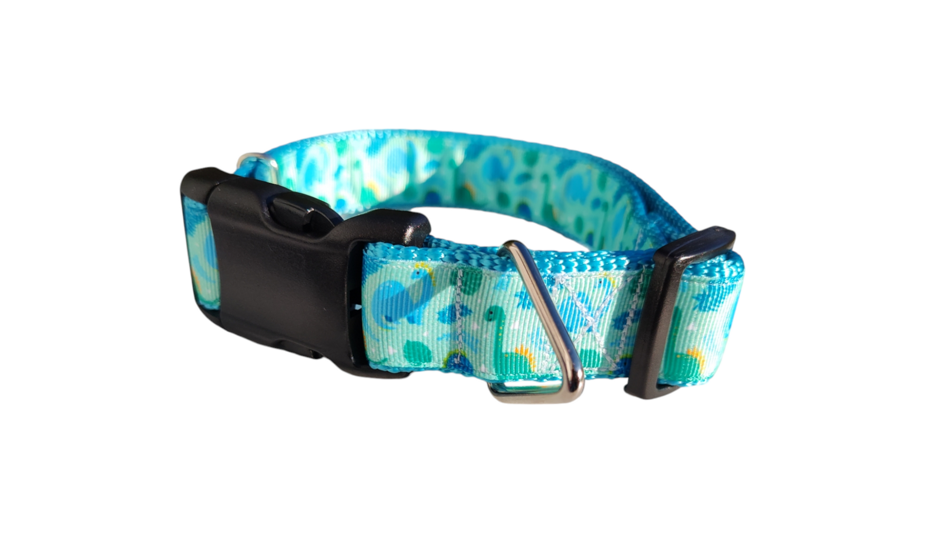 Brachiosaurus Dinosaur Nylon Dog Collar | Purrfect Pet Kingdom