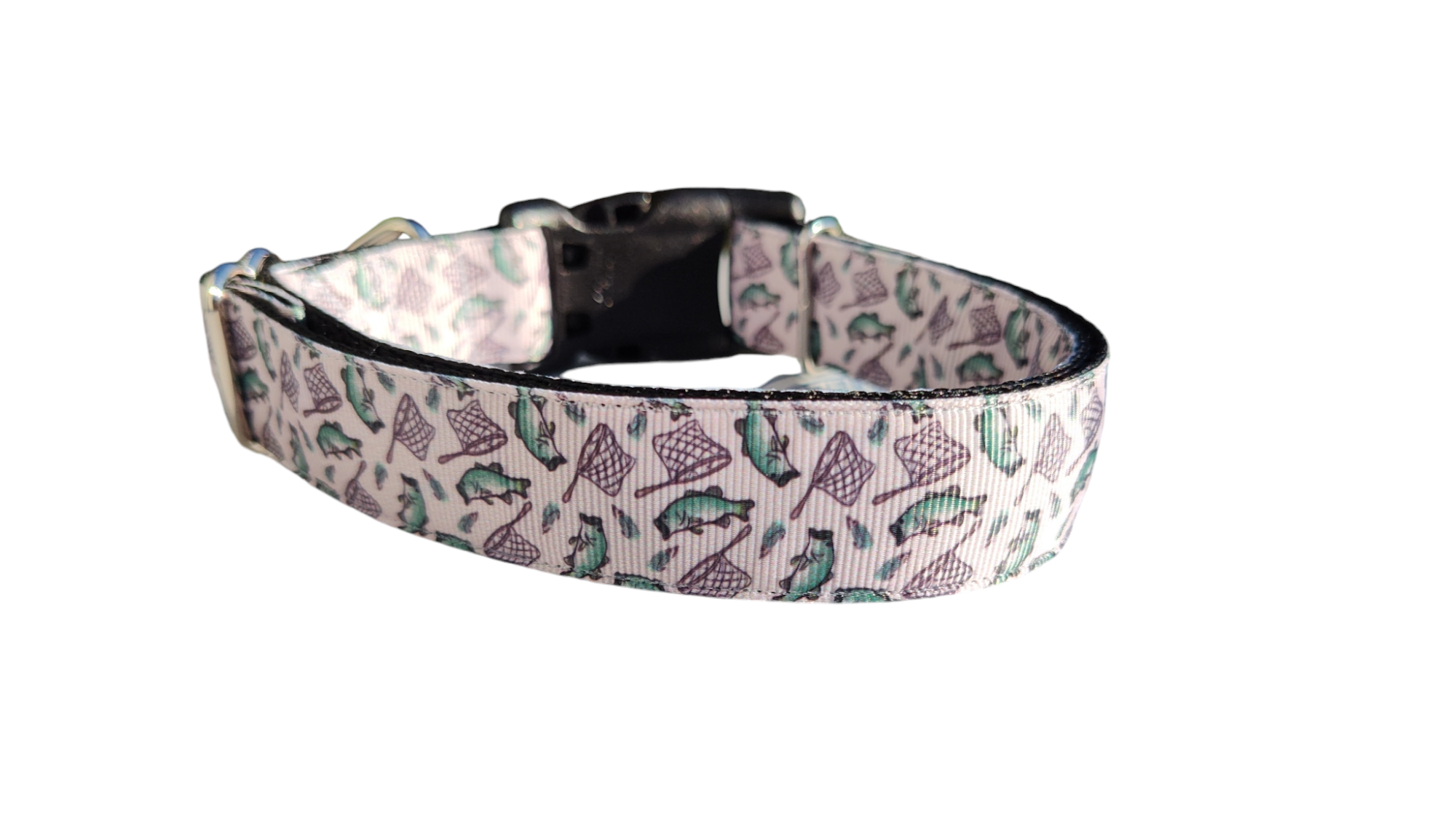 Fishing  Nylon Dog Collar | Purrfect Pet Kingdom