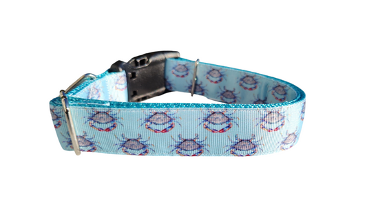 Blue Crab Nylon Dog Collar | Purrfect Pet Kingdom