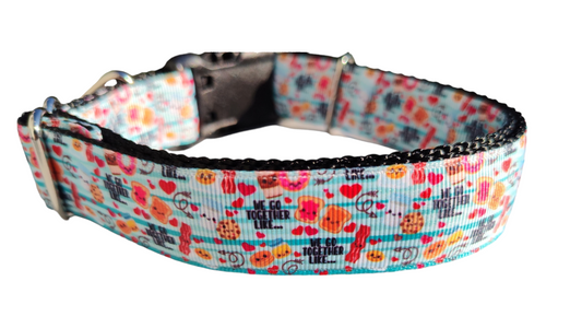 We Go Together Nylon Dog Collar | Purrfect Pet Kingdom