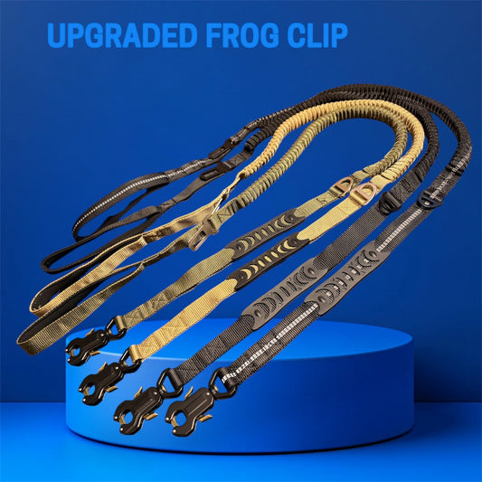 Quick-Release Frog Clip Bungee Leash - (Absorbs Pulls) | Purrfect Pet Kingdom
