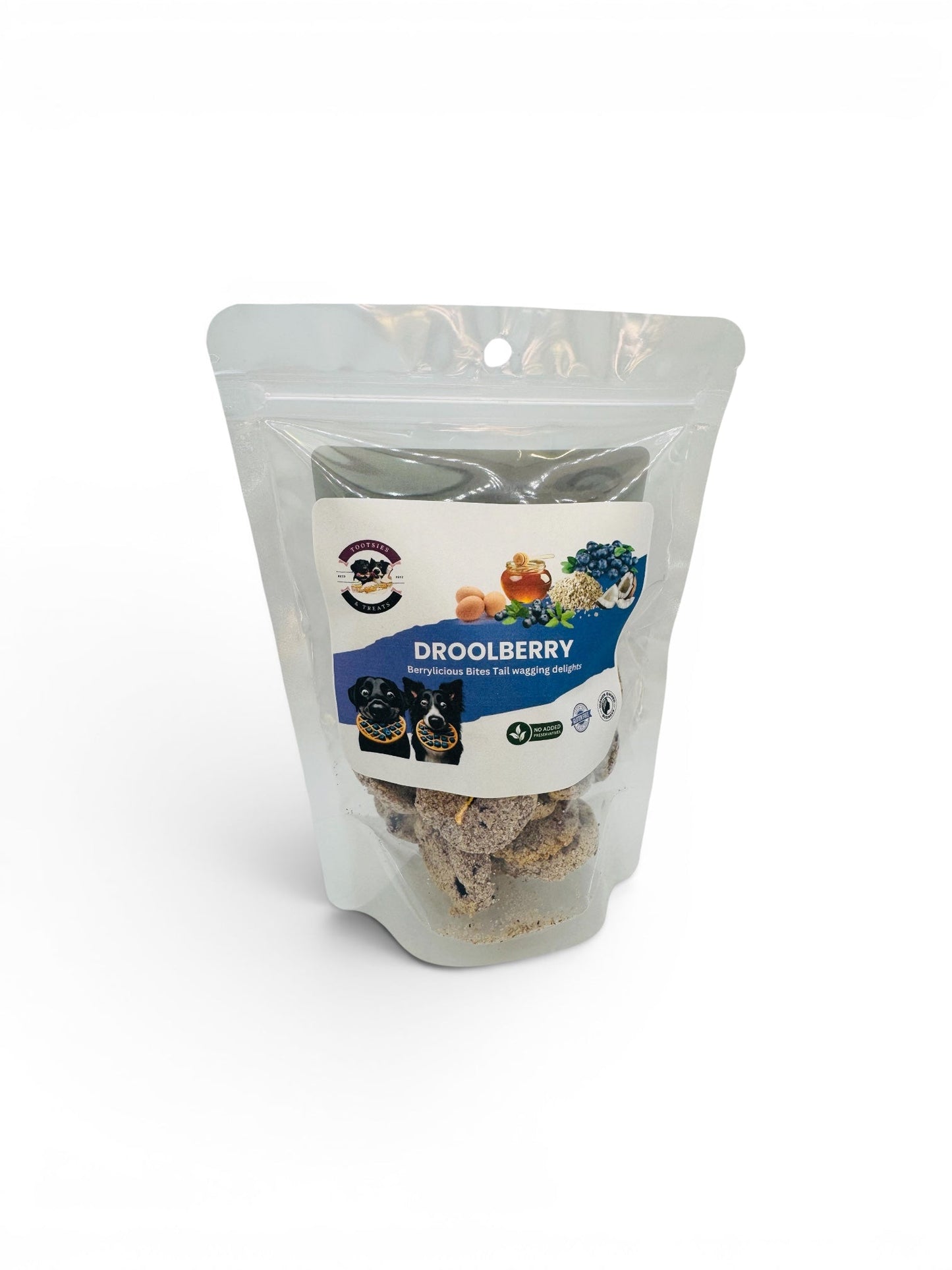 Dog Treats Tootsies and Treats Gluten-Free Blueberry Bites