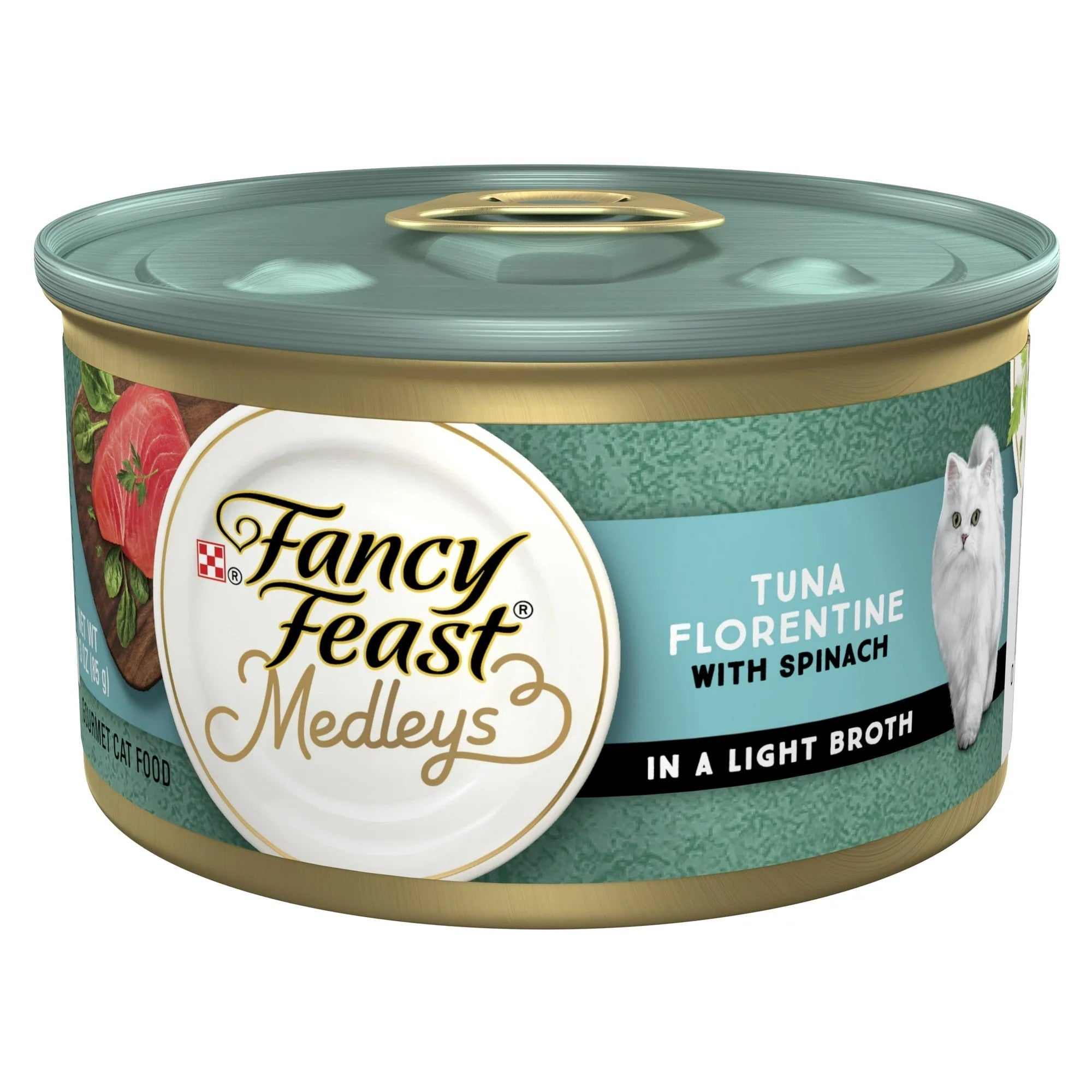 Fancy Feast Medleys Tuna Florentine Wet Cat Food (3oz) - Majestic Pet Kingdom
