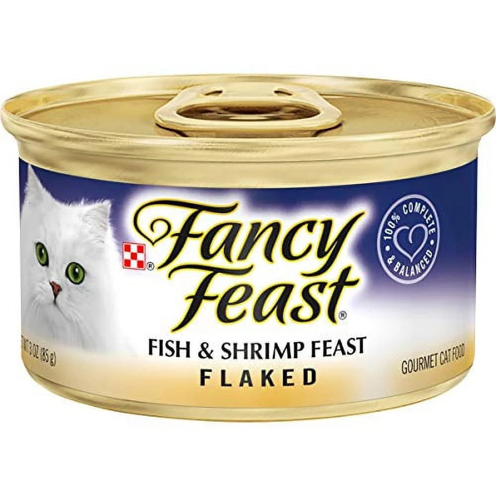 Fancy Feast Flaked Fish & Shrimp 3oz - Majestic Pet Kingdom