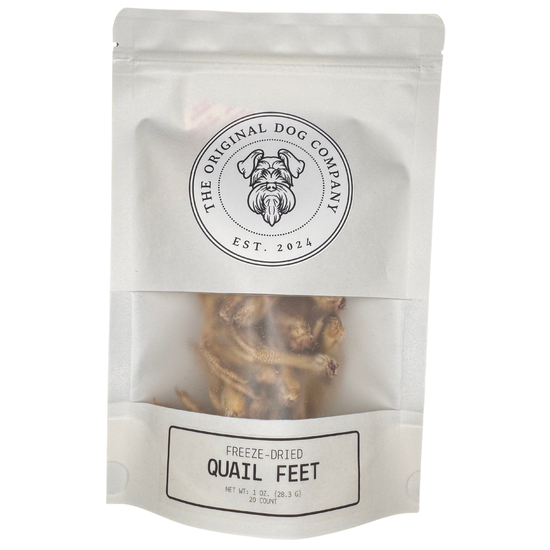 Majestic Pet Kingdom Freeze-Dried Quail Feet Dog Treats, 4 oz