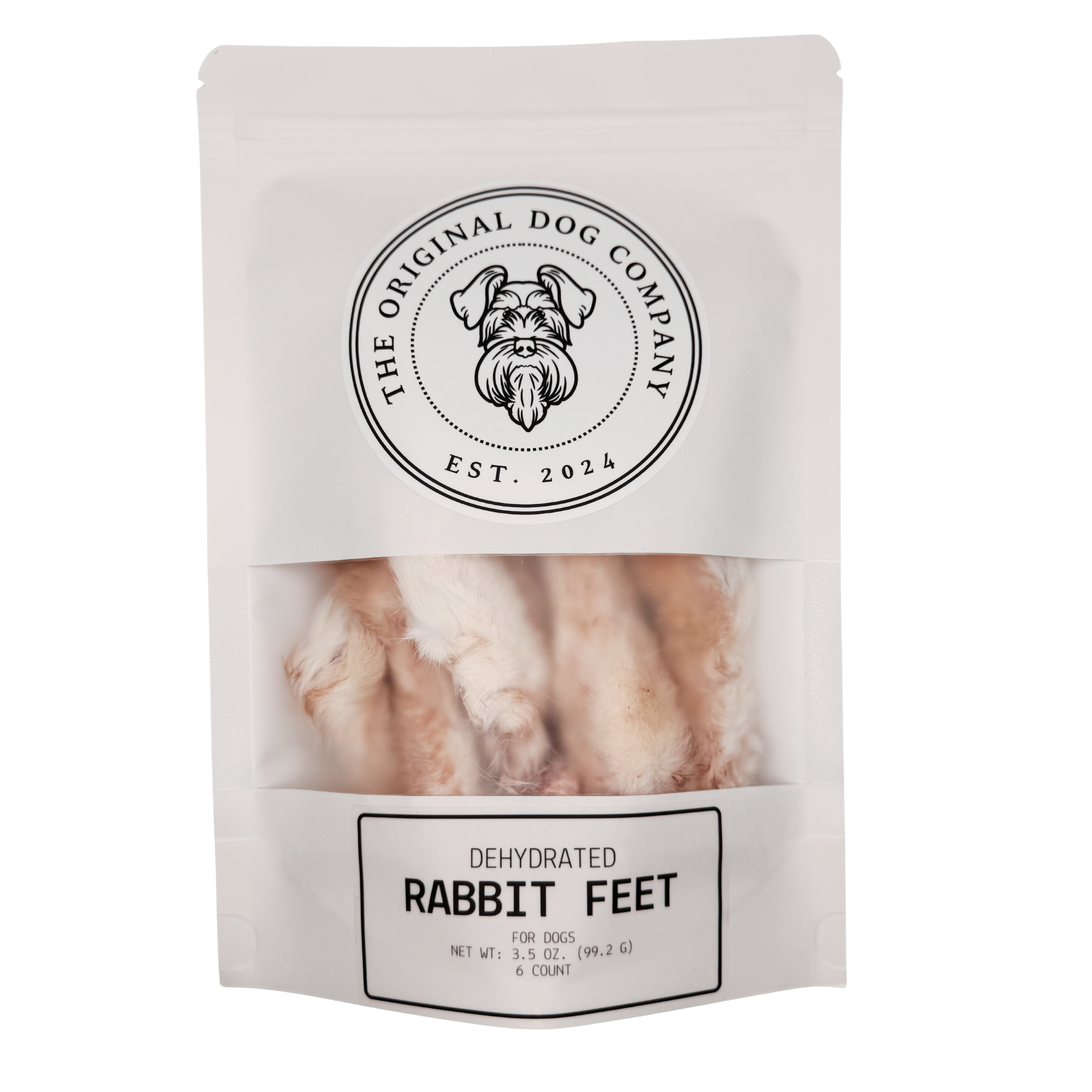Majestic Pet Kingdom Dehydrated Rabbit Feet Dog Treats, 4 oz