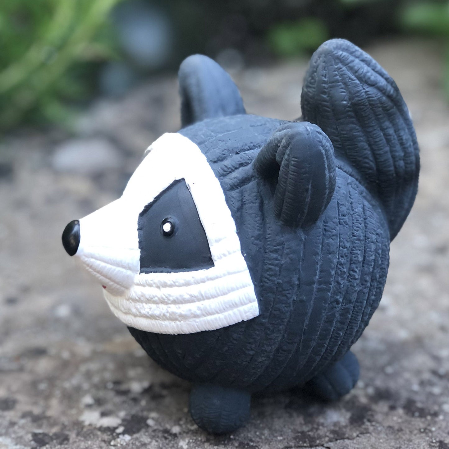 Dog Toy Reggie Raccoon Ruff-Tex Latex Ball Large Squeak