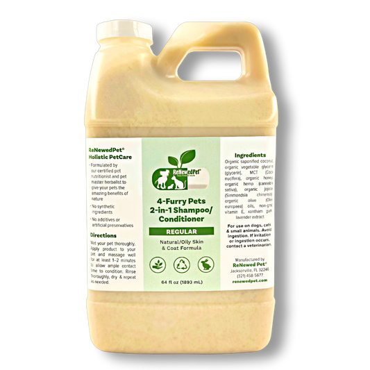 Dog Shampoo and Conditioner 2-in-1 Natural Pet Wash 16 fl oz - Detail Angle 2 | Majestic Pet Kingdom