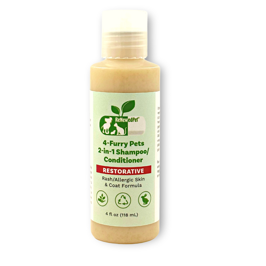 Restorative 2-in-1 Pet Shampoo & Conditioner for Furry Dogs